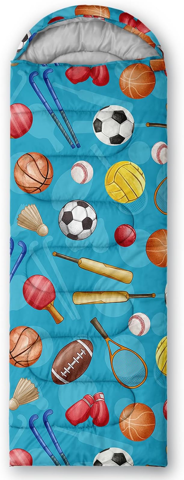 QOOMO Camping Sleeping Bags,3 Season Warm & Cool Weather,Lightweight,Waterproof Sleeping Bags for Adults & Kids,Traveling,and Outdoors,Camping Gear Equipment