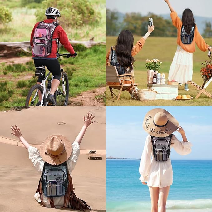 CITCAR Hydration Pack, Water Backpack with 3L Hydration Bladder Lightweight Insulation, Festival Essential, Rave Hydration Backpack, Hydropack Backpack for Rave, Hiking, Biking, Festival Gear