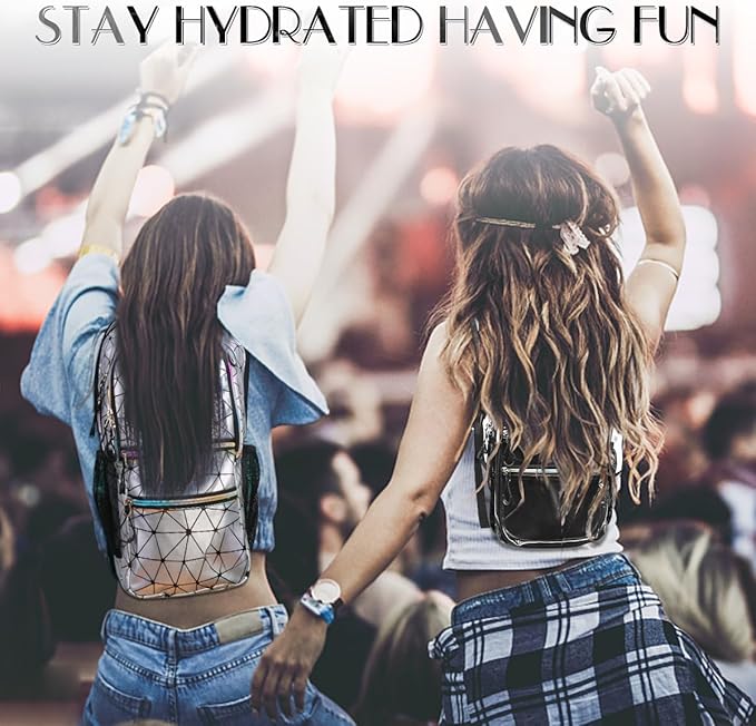 CITCAR Hydration Pack, Water Backpack with 3L Hydration Bladder Lightweight Insulation, Festival Essential, Rave Hydration Backpack, Hydropack Backpack for Rave, Hiking, Biking, Festival Gear