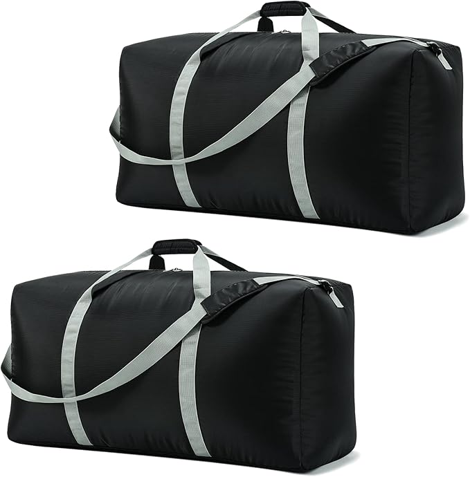 2 Packs Extra Large Duffel Bag 32.5 inch 105L Travel Duffel Bag lightweight Luggage Bag