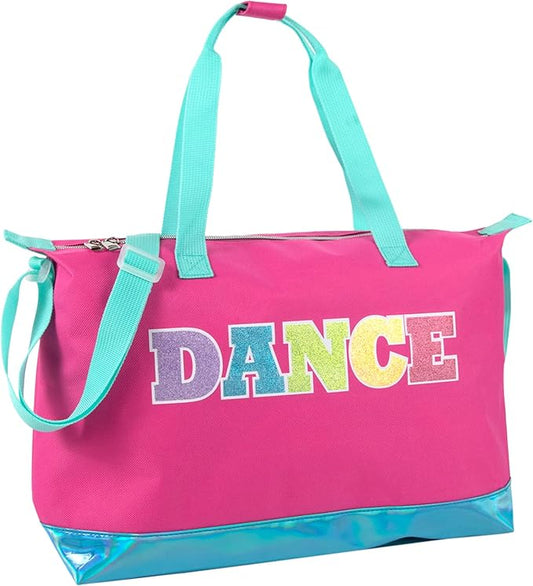 Garment Dance Shoulder Bags for Girls, Teen Dancers, Costumes, Boys | Holographic Glitter Dance Bag for Kids