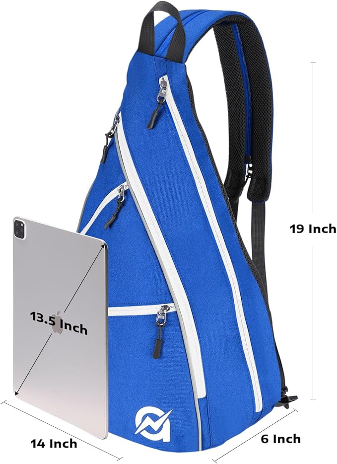 A11N SPORTS Pickleball Bag, Reversible Crossbody Sling Bag/Backpack for Women Men