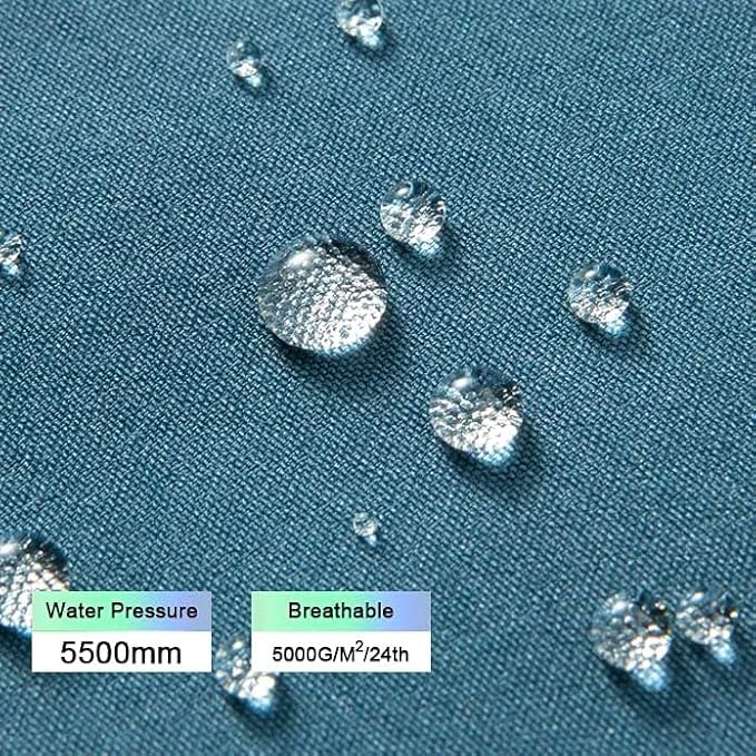 Gash Hao Mens Snow Ski Waterproof Softshell Snowboard Pants Outdoor Hiking Fleece Lined Zipper Bottom Leg