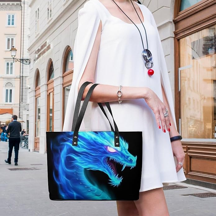 Big Shoulder Commuter Bag Work Tote Bag Handbag With Zipper For Women And Men