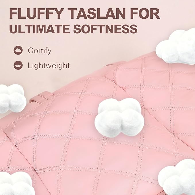 Weekender Bag for Women Men, Large Overnight Bag Faux Leather Travel Duffel Bag with Shoe Compartment Toiletry Packing Cube Carry On Bag Fit 21" Laptop 3Pcs Set (2PCS Pink)