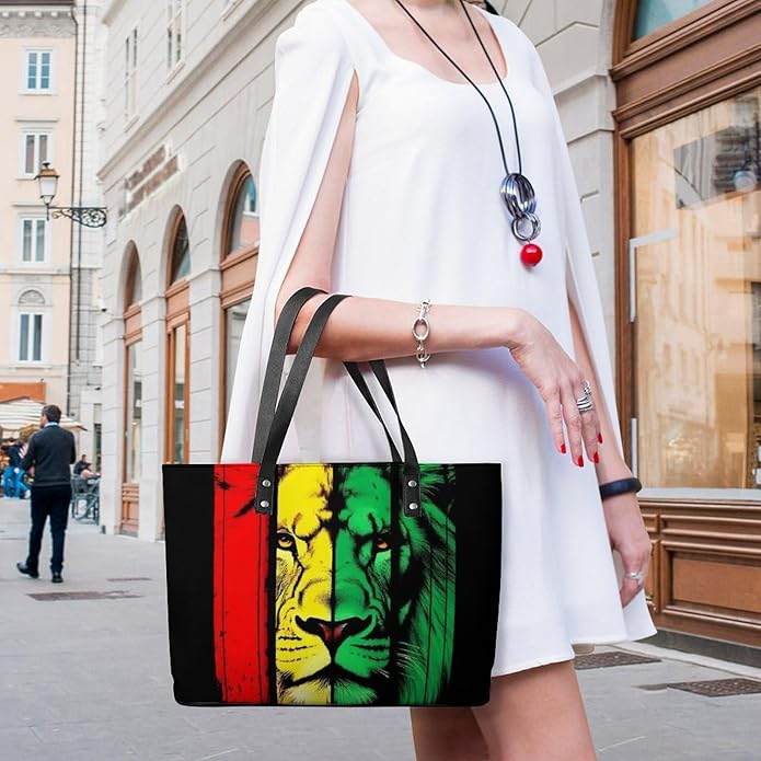 Big Shoulder Commuter Bag Work Tote Bag Handbag With Zipper For Women And Men