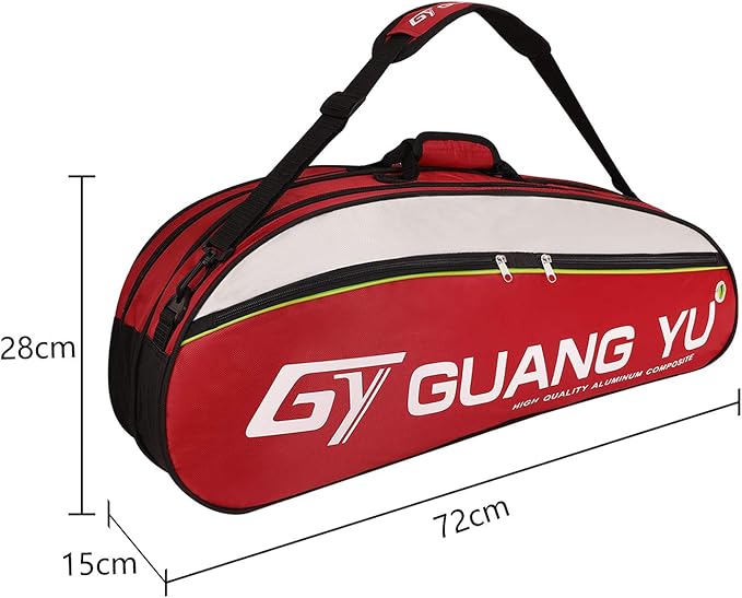 Badminton Racket Bag Tennis Racket Single Shoulder Badminton Bags 4 to 6 Racquet Backpack Big Capacity Waterproof Tennis Bag for Men Women Youth and Adult