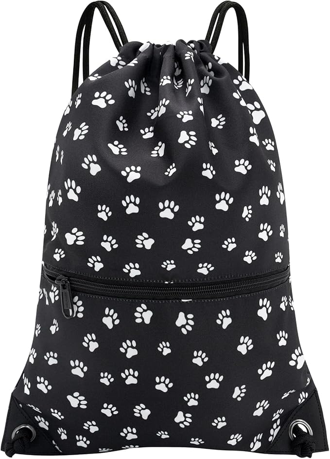 HOLYLUCK Drawstring Backpack Bag Sport Gym Sackpack