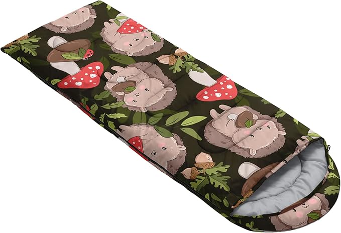 QOOMO Camping Sleeping Bags,3 Season Warm & Cool Weather,Lightweight,Waterproof Sleeping Bags for Adults & Kids,Traveling,and Outdoors,Camping Gear Equipment