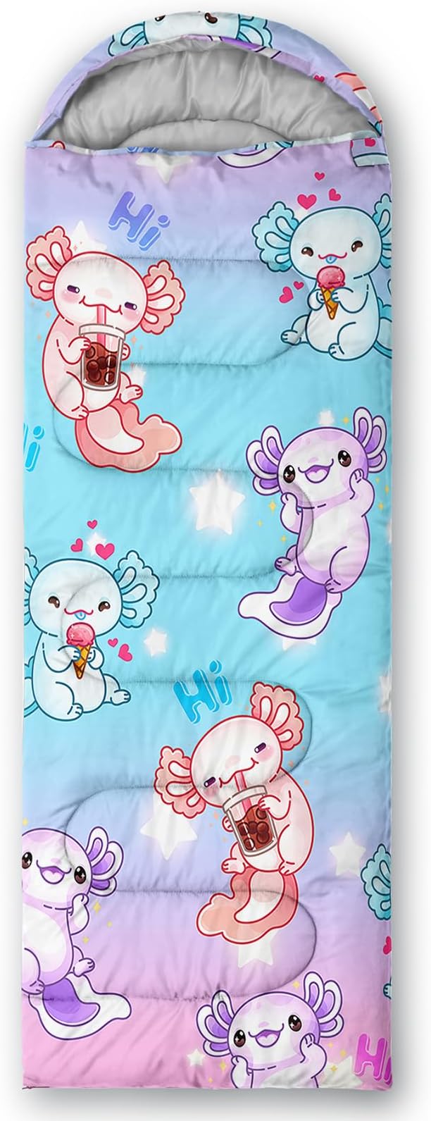 QOOMO Camping Sleeping Bags,3 Season Warm & Cool Weather,Lightweight,Waterproof Sleeping Bags for Adults & Kids,Traveling,and Outdoors,Camping Gear Equipment