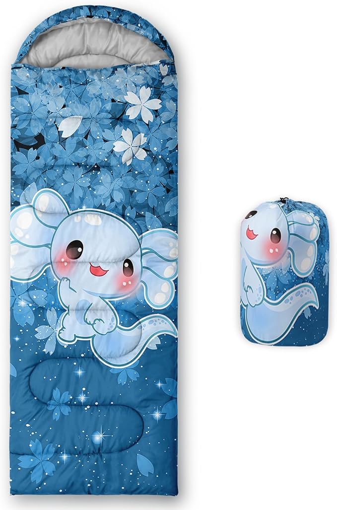 QOOMO Camping Sleeping Bags,3 Season Warm & Cool Weather,Lightweight,Waterproof Sleeping Bags for Adults & Kids,Traveling,and Outdoors,Camping Gear Equipment