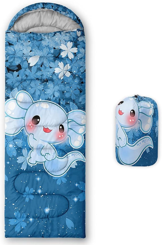 QOOMO Camping Sleeping Bags,3 Season Warm & Cool Weather,Lightweight,Waterproof Sleeping Bags for Adults & Kids,Traveling,and Outdoors,Camping Gear Equipment