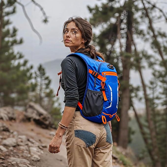 12L Hydration Backpack for Men Women,Lightweight Hydration Pack with 2L Water Bladder, Water Backpack for Cycling,Hiking,Rave,Biking and Running Outdoor Activities