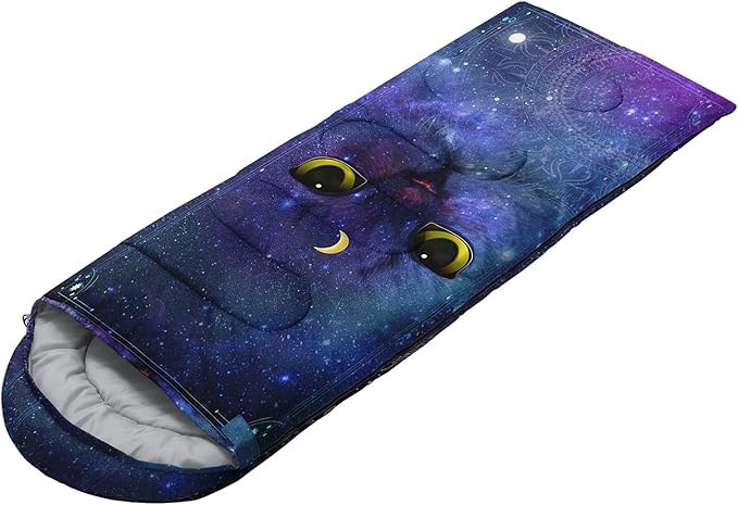 Sleeping Bags for Adults and Kids Camping Sleeping Bags for Girls and Boys Lightweight Waterproof Cold/Warm 3-Season Outdoor Travel with Compression Bags