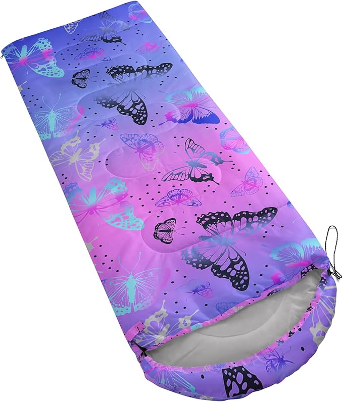 QOOMO Camping Sleeping Bags,3 Season Warm & Cool Weather,Lightweight,Waterproof Sleeping Bags for Adults & Kids,Traveling,and Outdoors,Camping Gear Equipment