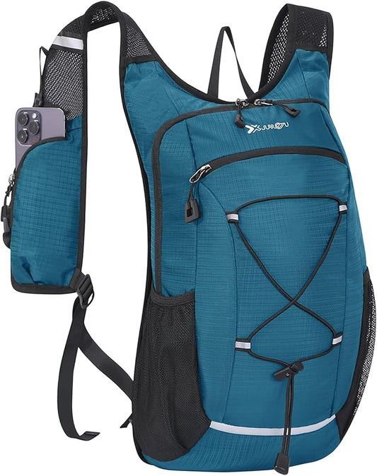 BiYiYun 15L Small Hiking Backpack Lightweight Hydration Backpack for Men Women, Warterproof Hiking Daypack for Travel Cycling