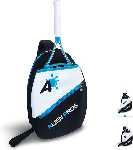 ALIEN PROS Lightweight Tennis Sling Backpack for Your Racket and Other Essentials - Pack Quickly and Lightly for Tennis and in Life - Tennis Racket Bag Sling Bag for Men and Women