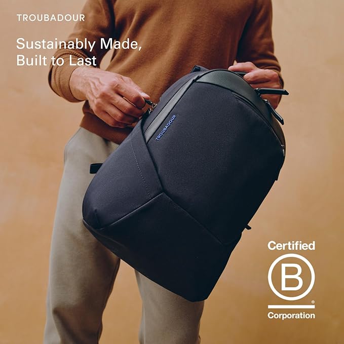 Troubadour Apex 4.0 Compact - 16L Premium Laptop Backpack - Ergonomic & Water Resistant - Designed for Work and Travel - Bronze Red