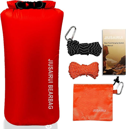 7.8Oz Ultralight Bear Bag Hanging Kit: 30D Waterproof Bear Proof Food Storage for Backpacking and Camping Alternative to Bear Canister