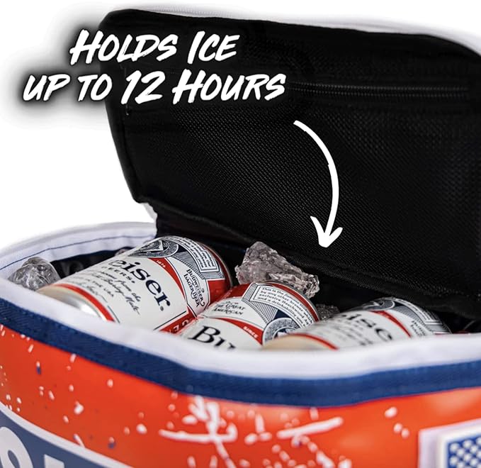 SHITI Coolers Cooler for Camping, Travel, Beach, Soft Lunch Box for Food, Drinks & Ice, Portable, Waterproof 24 Hr Insulated Bag with Shoulder Straps, Customizable