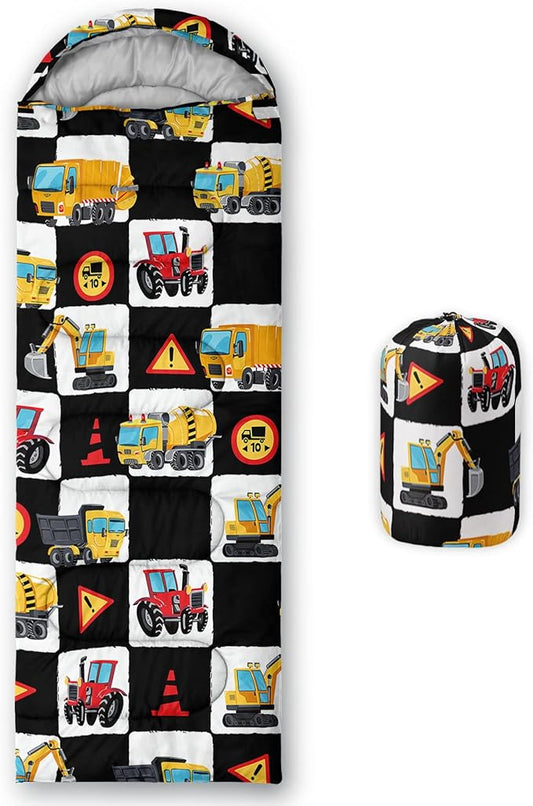 QOOMO Camping Sleeping Bags,3 Season Warm & Cool Weather,Lightweight,Waterproof Sleeping Bags for Adults & Kids,Traveling,and Outdoors,Camping Gear Equipment