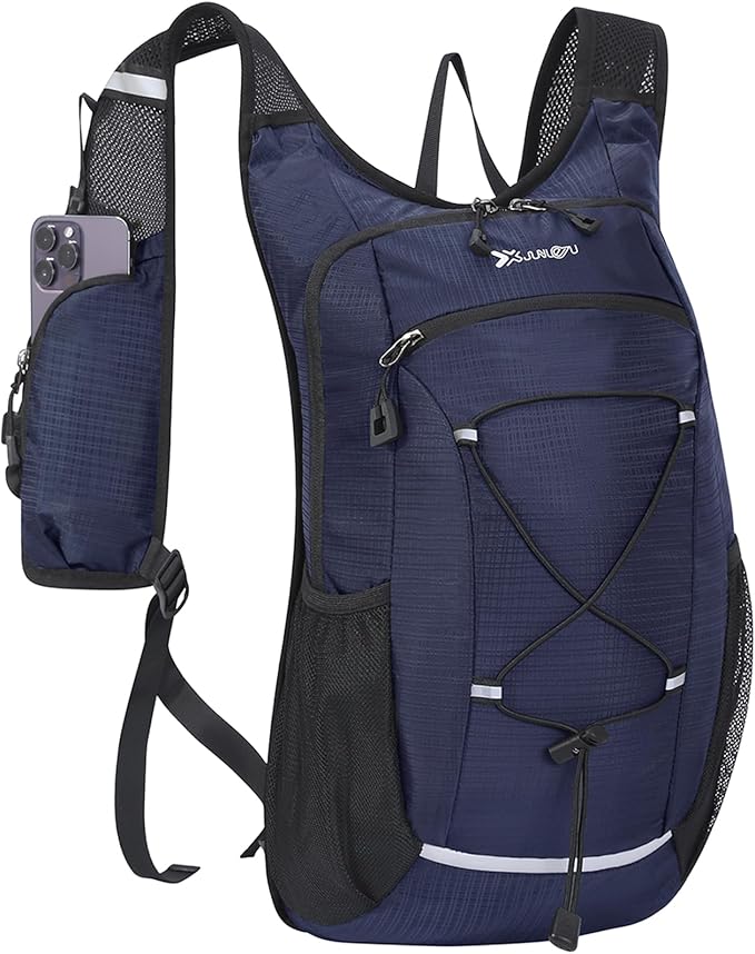 BiYiYun 15L Small Hiking Backpack Lightweight Hydration Backpack for Men Women, Warterproof Hiking Daypack for Travel Cycling