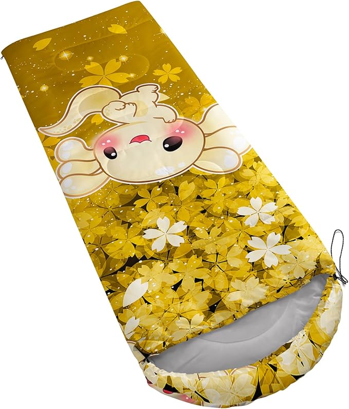 QOOMO Camping Sleeping Bags,3 Season Warm & Cool Weather,Lightweight,Waterproof Sleeping Bags for Adults & Kids,Traveling,and Outdoors,Camping Gear Equipment