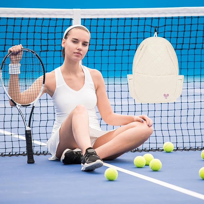 YEEGO DIRECT Tennis Bags for Women, Tennis Backpack Pickleball Racket Bags,Waterproof Sling Tote Padel Bag for Pickleball Tennis Badminton, Cute Gifts for Women Girl Kids, Duffle Bag for Gym Travel