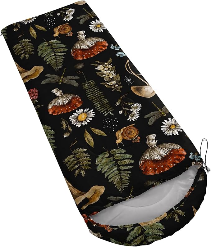 QOOMO Camping Sleeping Bags,3 Season Warm & Cool Weather,Lightweight,Waterproof Sleeping Bags for Adults & Kids,Traveling,and Outdoors,Camping Gear Equipment