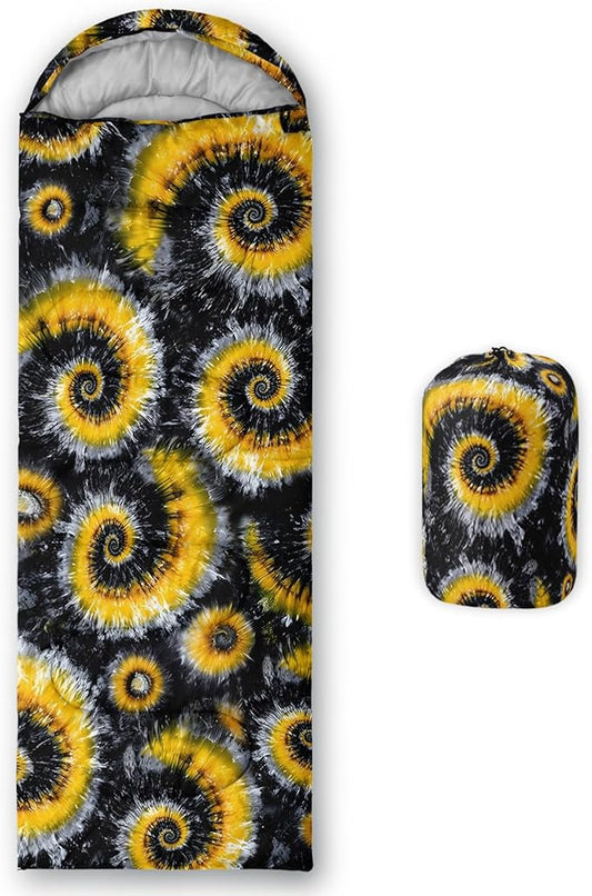 QOOMO Camping Sleeping Bags,3 Season Warm & Cool Weather,Lightweight,Waterproof Sleeping Bags for Adults & Kids,Traveling,and Outdoors,Camping Gear Equipment