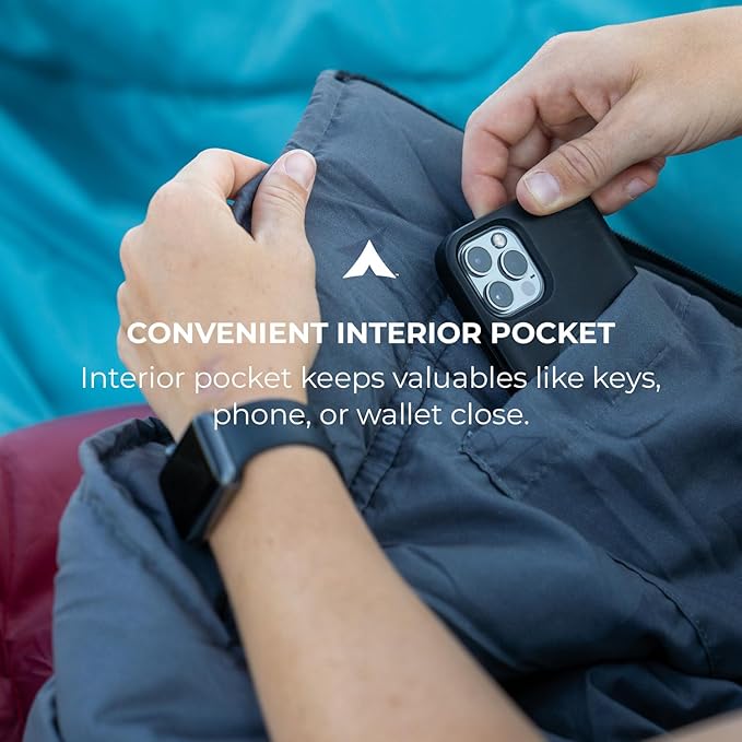 Teton Celsius Regular, 25F, 20F, 0F Degree Sleeping Bags, All Weather Bag for Adults and Kids, Camping Made Easy and Warm, Travel Sack Included