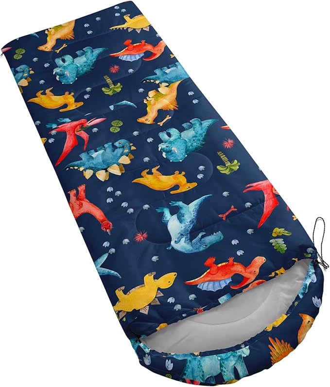 QOOMO Camping Sleeping Bags,3 Season Warm & Cool Weather,Lightweight,Waterproof Sleeping Bags for Adults & Kids,Traveling,and Outdoors,Camping Gear Equipment