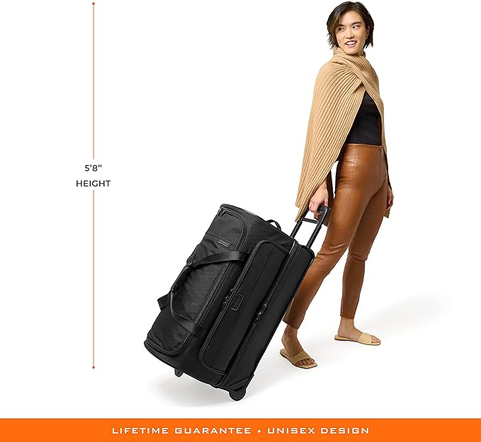 Briggs & Riley Travel Duffel Bag - Weekender & Overnight Luggage for Women & Men, Softside Bag