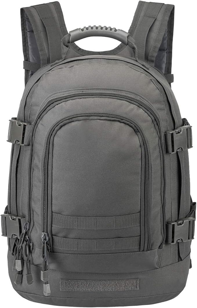ZSearARMY Tactical Backpacks Assault Pack 3 Day Bag Expandable Backpack Out Bag Classic Case Travel Hiking(Gray, Not with Belt)