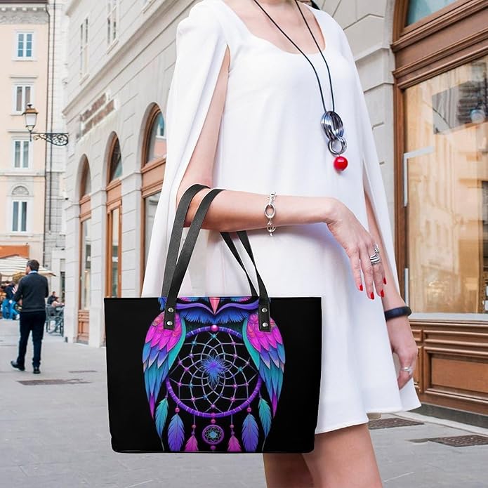 Big Shoulder Commuter Bag Work Tote Bag Handbag With Zipper For Women And Men