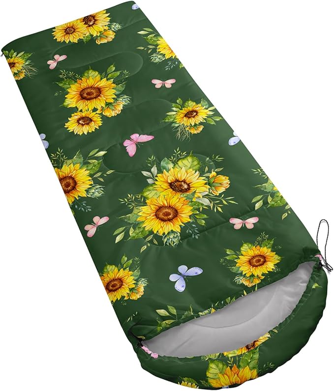 Sleeping Bags for Adults and Kids Camping Sleeping Bags for Girls and Boys Lightweight Waterproof Cold/Warm 3-Season Outdoor Travel with Compression Bags