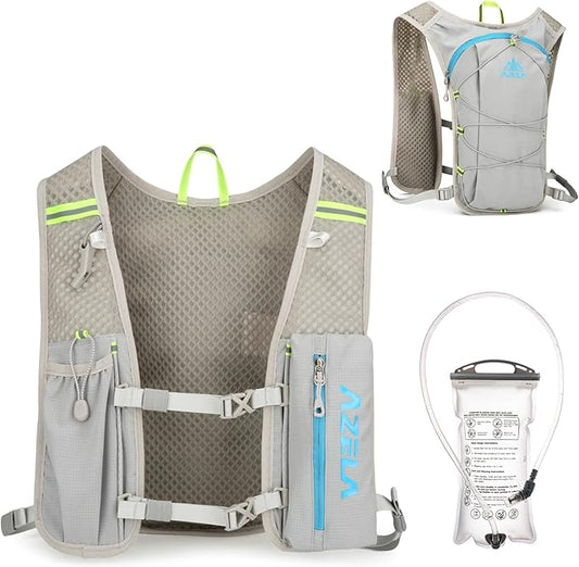 Azarxis Running Water Bottles Flask BPA Free Leakproof Hydration Vest Packs Waist Belt Replacement for Triathlon Marathon Hiking Cycling Climbing Runner