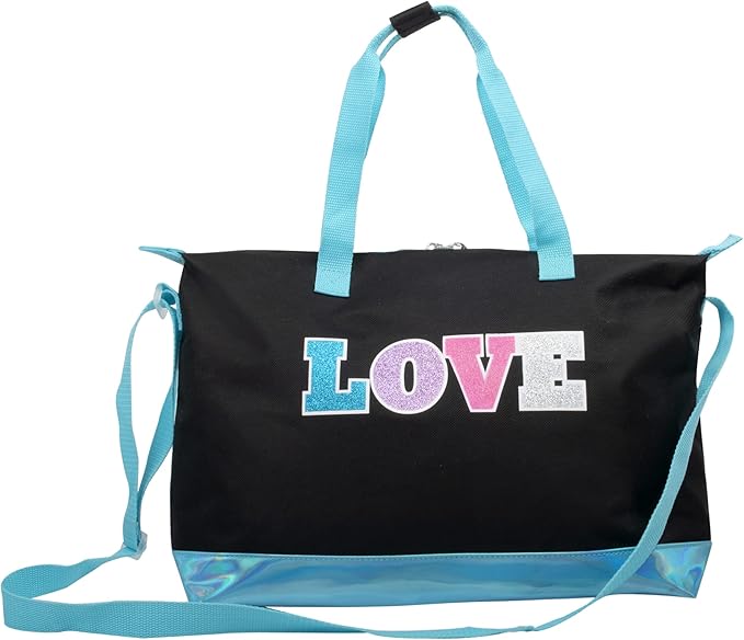 Garment Dance Shoulder Bags for Girls, Teen Dancers, Costumes, Boys | Holographic Glitter Dance Bag for Kids