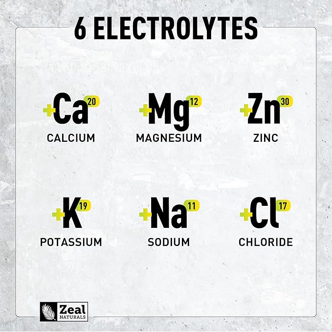 Zeal Electrolyte Powder - 90 Servings | Keto Electrolytes Powder | Zero Sugar, BCAAs, B-Vitamins | Potassium, Zinc, Magnesium | Hydration Powder Recovery Drink | Lemon Lime