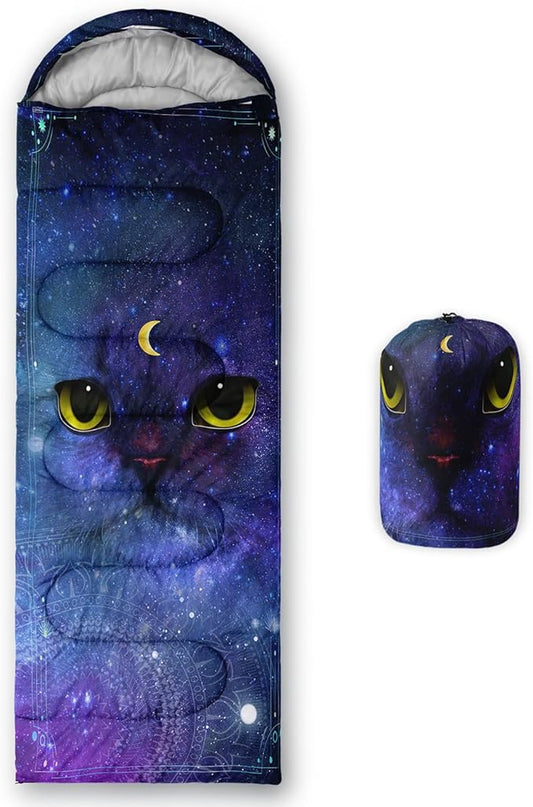 Sleeping Bags for Adults and Kids Camping Sleeping Bags for Girls and Boys Lightweight Waterproof Cold/Warm 3-Season Outdoor Travel with Compression Bags