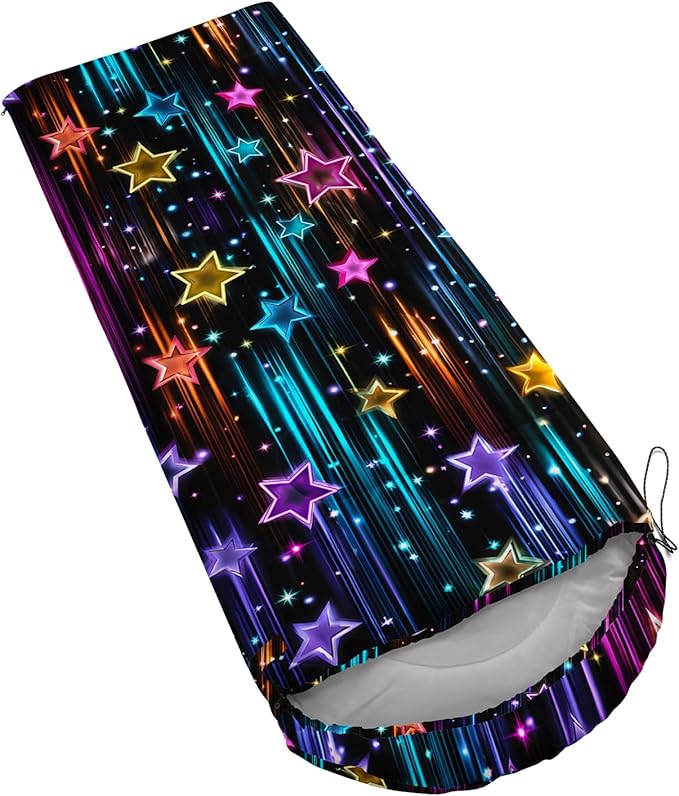 QOOMO Camping Sleeping Bags,3 Season Warm & Cool Weather,Lightweight,Waterproof Sleeping Bags for Adults & Kids,Traveling,and Outdoors,Camping Gear Equipment