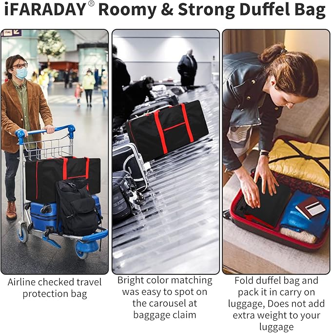 2 Packs Extra Large Duffel Bag 110L Travel Duffel Bag lightweight Luggage Bag for Outdoor, Travel, Sport