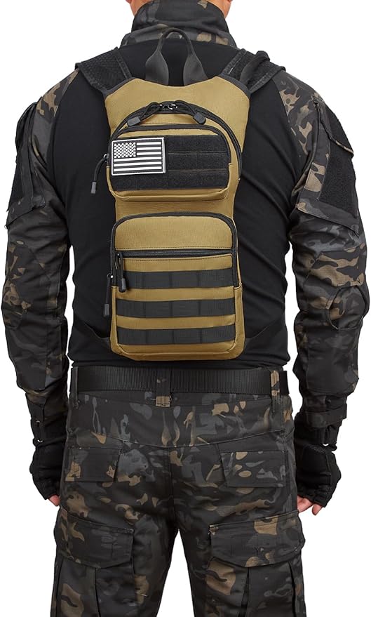 ATBP Insulated Hydration Pack Hiking Water Backpack Running Vest with 3L TPU Bladder Bag for Marathon Cycling Men