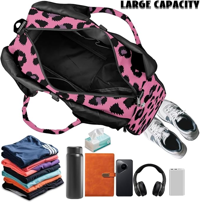 ZCFYGDX Yoga Gym Bag with Removable Adjustable Shoulder Strap, Shoe Compartment & Top Yoga Mat Holder 17.72x8.66x9.84in