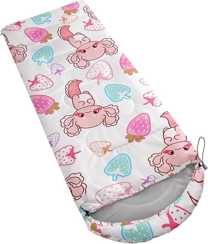 QOOMO Camping Sleeping Bags,3 Season Warm & Cool Weather,Lightweight,Waterproof Sleeping Bags for Adults & Kids,Traveling,and Outdoors,Camping Gear Equipment