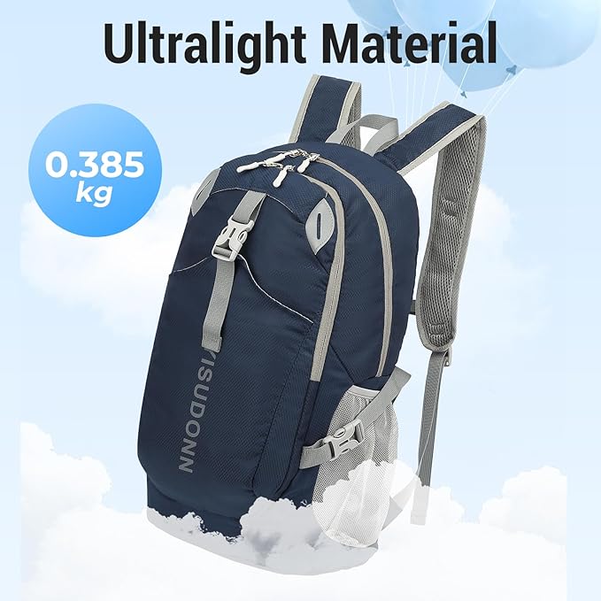 YISUDONN Hiking Backpack, 30L Lightweight Camping Water Resistant Large Hiking Bag Outdoor Travel Daypack for Men Wome