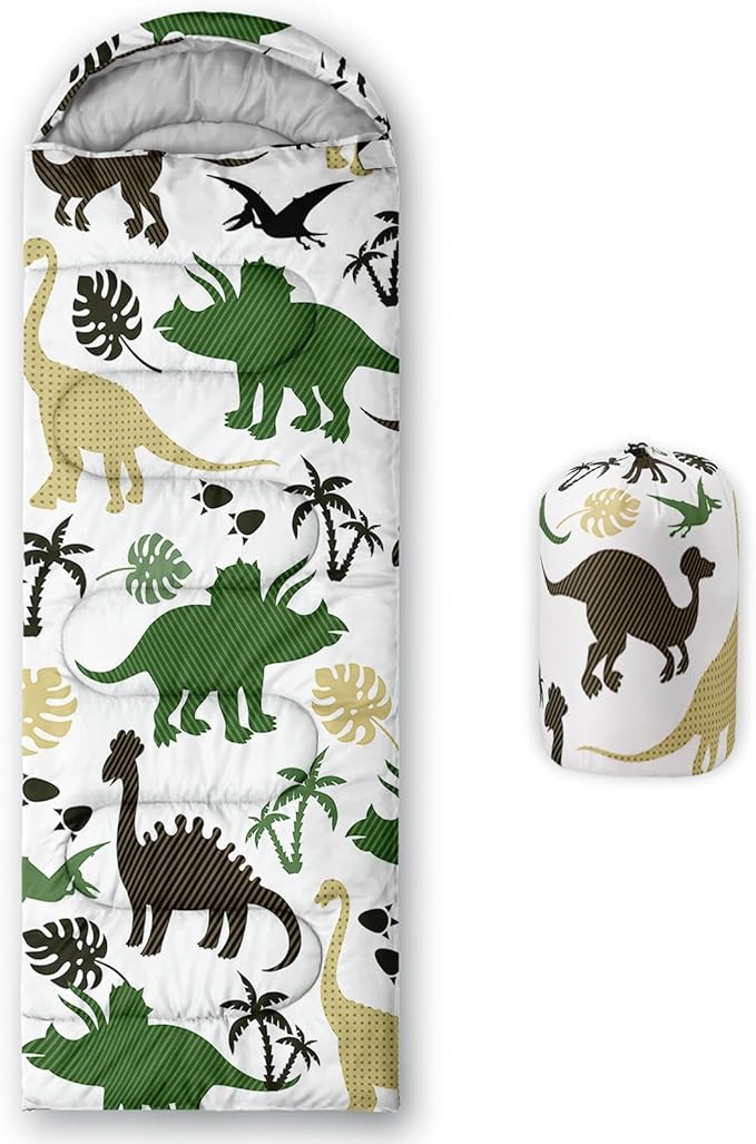 QOOMO Camping Sleeping Bags,3 Season Warm & Cool Weather,Lightweight,Waterproof Sleeping Bags for Adults & Kids,Traveling,and Outdoors,Camping Gear Equipment