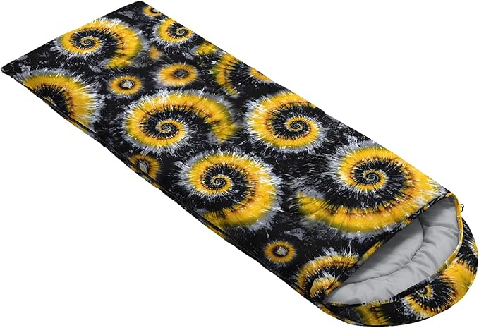 QOOMO Camping Sleeping Bags,3 Season Warm & Cool Weather,Lightweight,Waterproof Sleeping Bags for Adults & Kids,Traveling,and Outdoors,Camping Gear Equipment