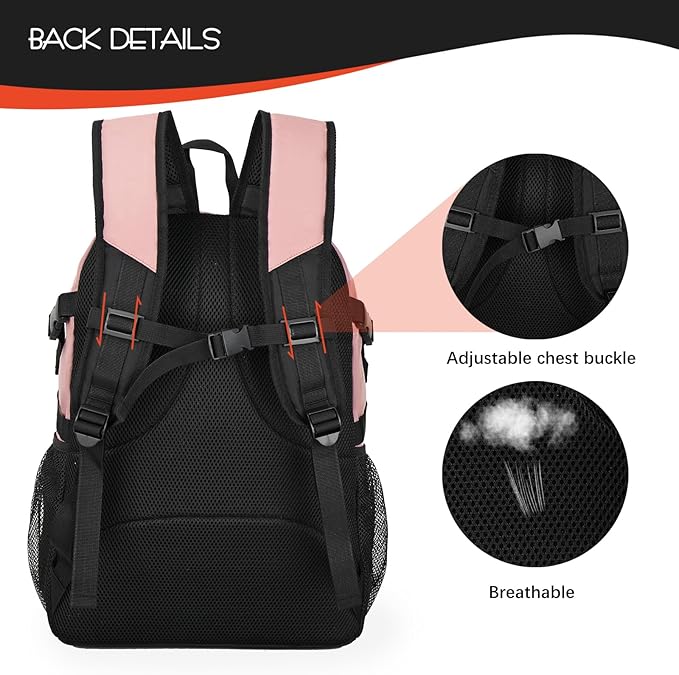 Goloni Basketball Backpack,Large Sports Bag with Ball Compartment & Shoe Compartment,Basketball Bag Fit Volleyball, soccer,Gym