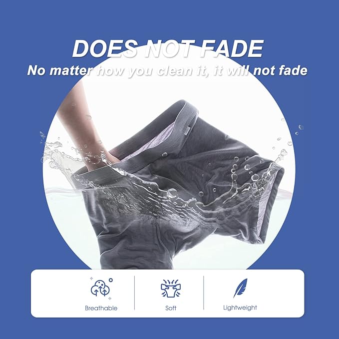 BAMBOO COOL Men's Ultra ComfortSoft Underwear, Moisture Wicking & Breathable No Ride Up Boxer Briefs with Fly, Multipack